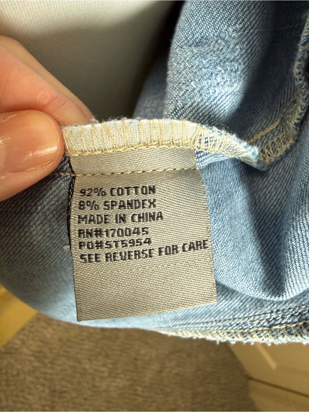 Light Blue Distressed Denim Jacket - Women's Jean Jacket - Picture 5 of 6
